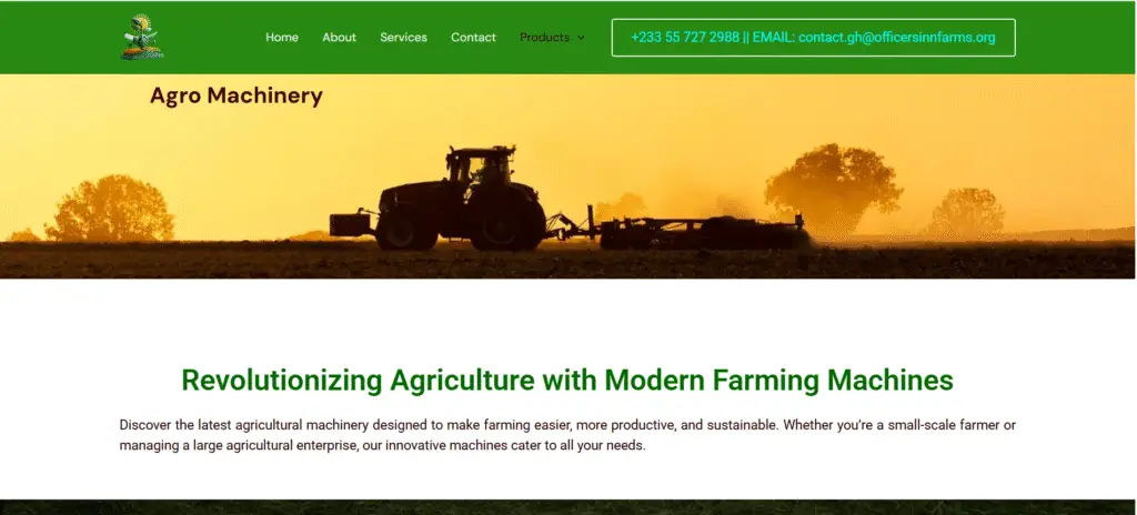 sample webite for a client .