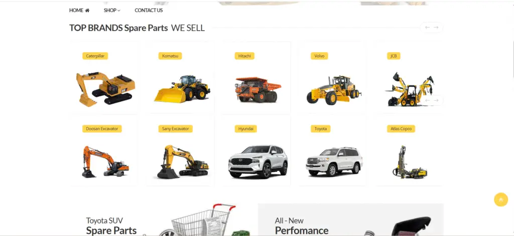 sample webite for a client .